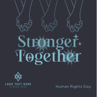 Stronger Together this Human Rights Day Linkedin Post Image Preview