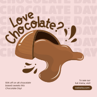 Love Chocolate? Instagram Post Design