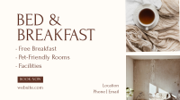 Bed and Breakfast Services Facebook event cover Image Preview