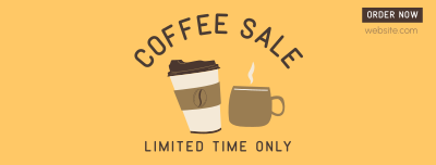 Coffee Sale Facebook cover Image Preview