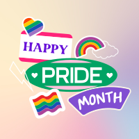 Stick on the Pride Instagram post Image Preview