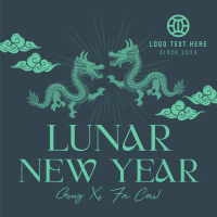 Happy Lunar New Year Instagram post Image Preview