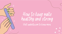 How to keep nails healthy Facebook event cover Image Preview