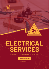 Anytime Electrical Solutions Flyer Design