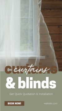 Curtains & Blinds Business TikTok Video Preview