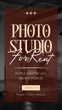 Photo Studio Rental Instagram Reel Preview