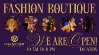 Quirky Boutique Business Hours Animation Preview