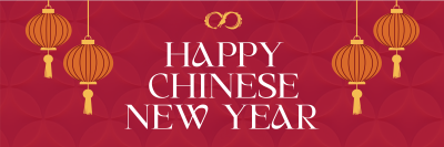 Lantern Chinese New Year Twitter header (cover) Image Preview