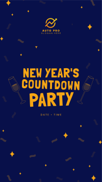 New Year Countdown Party Instagram story Image Preview