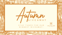 Leafy Fall Giveaway Facebook event cover Image Preview