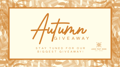 Leafy Fall Giveaway Facebook event cover Image Preview