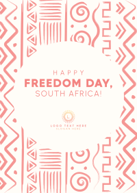 Freedom Day Patterns Flyer Image Preview