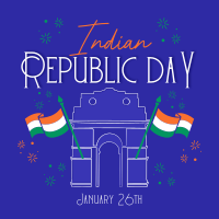 Festive Quirky Republic Day Instagram post Image Preview