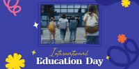 Education Day Celebration Twitter post Image Preview