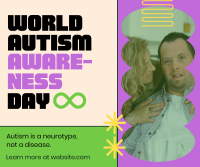 Bold Quirky Autism Day Facebook post Image Preview
