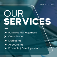 Corporate Our Services Instagram post Image Preview