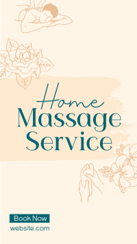 Home Massage Service YouTube short Image Preview