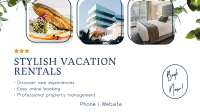 Vacation Rental Description Facebook Event Cover Design