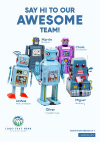 Team Bots Flyer Design