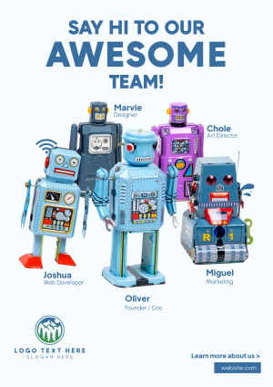 Team Bots Flyer Image Preview