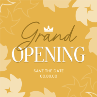 Crown Grand Opening Instagram Post Design