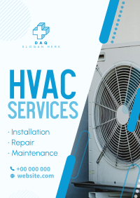 Fast HVAC Services Poster Image Preview