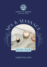 Relaxing Massage Flyer Design