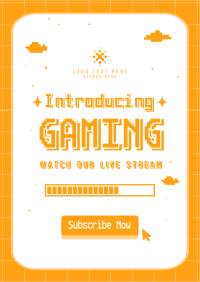 Introducing Gaming Stream Poster Design