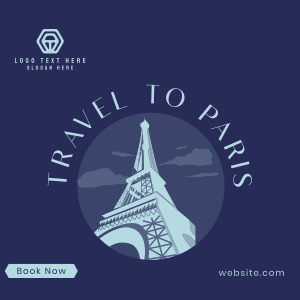 Paris Travel Booking Instagram post Image Preview