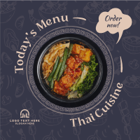 Thai Cuisine Instagram post Image Preview