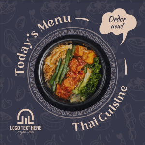 Thai Cuisine Instagram post Image Preview
