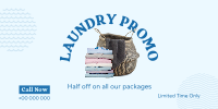 Laundry Delivery Promo Twitter post Image Preview