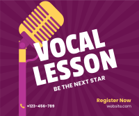 Vocal Coaching Lesson Facebook post Image Preview