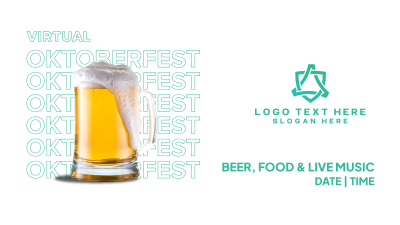 Virtual Oktoberfest Facebook event cover Image Preview