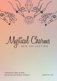 Mystical Jewelry Boutique Poster Design