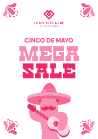 Party Cactus Sale Flyer Design