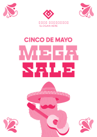 Party Cactus Sale Flyer Image Preview