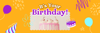 Kiddie Birthday Promo Twitter header (cover) Image Preview