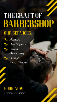 Grooming Barbershop Instagram Reel Design