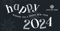 Bright New Year Facebook Ad Design