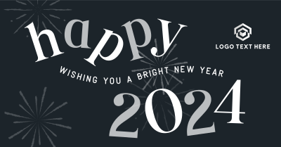 Bright New Year Facebook ad Image Preview