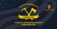 Labor Day Badge Facebook ad Image Preview