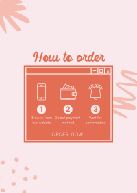 Order Process Tutorial Poster Preview