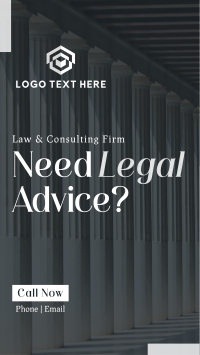 Legal Consultant Facebook Story Design