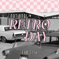 Nostalgic Retro Day Instagram Post Design