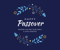 Passover Leaves Facebook Post Design