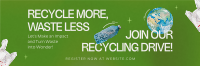 Global Recycling Drive Twitter Header Preview