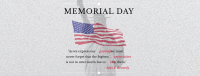 Gratitude Memorial Day Facebook cover Image Preview