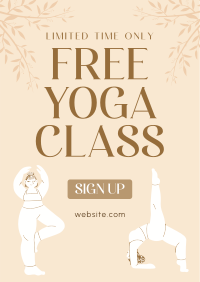 Zen Yoga Promo Poster Design