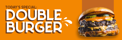 Double Burger Twitter header (cover) Image Preview